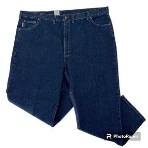 NEW Mens‎ Carhartt Denim Blue Jeans Size 50x32 Straight Leg Relaxed Fit NWT